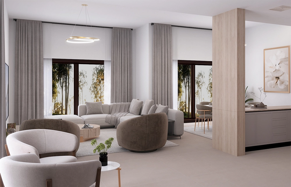 2 bedroom townhouse interior at Granada II in Mina Al Arab, Ras Al Khaimah