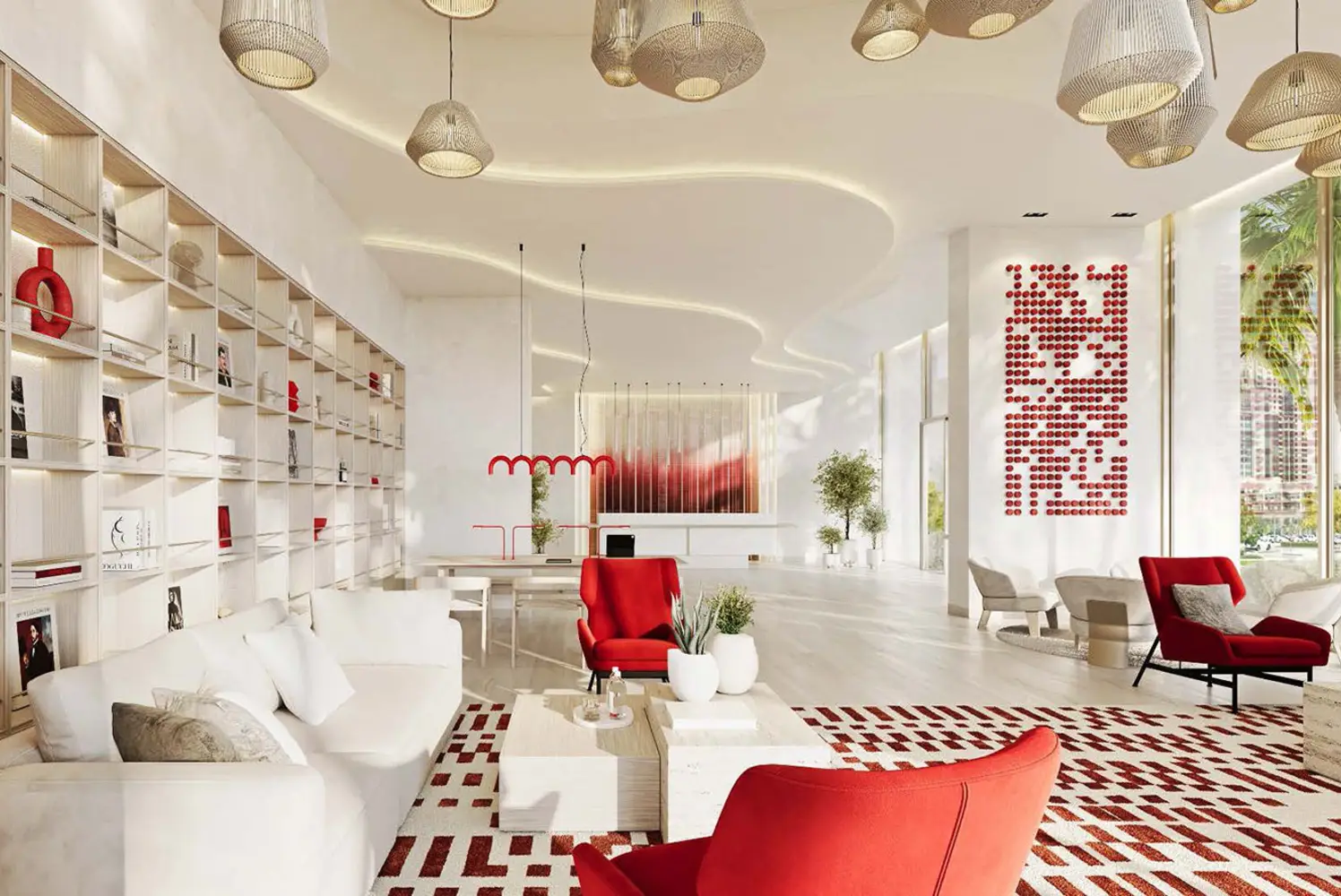 Rosso Bay Residences Ras Al Khaimah 4 bedroom luxury residence penthouse style interior